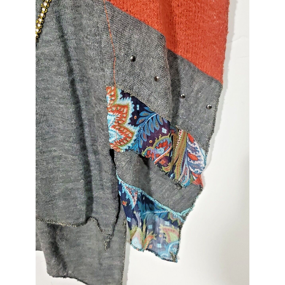 Bohemian Artsy Patchwork Rectangular Asymmetrical… - image 6